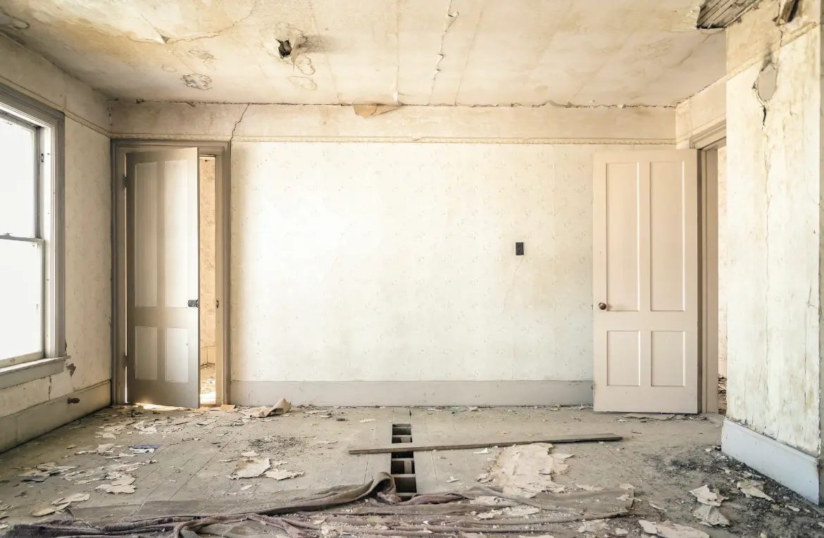 Waste disposal crew managing a cleanout project in Orangetown